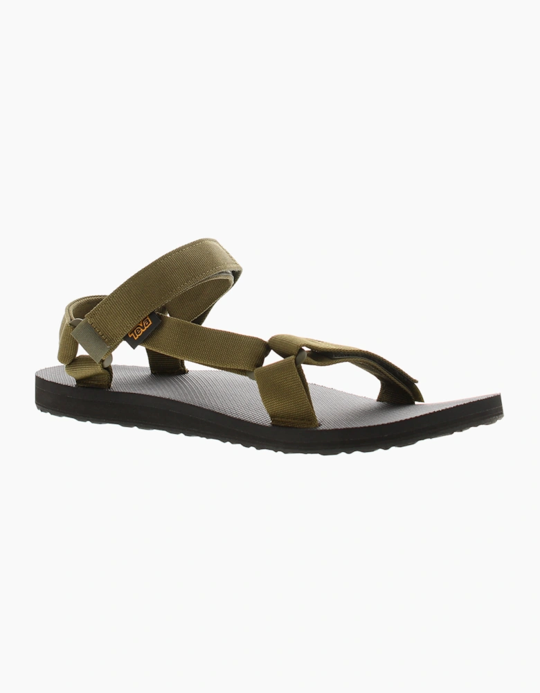 Teva Mens Walking Sandals Teva Original Universal Touch Fastening dark olive UK
