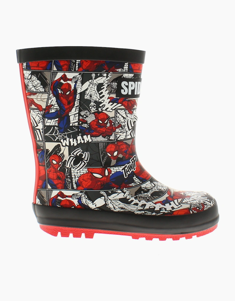 Spiderman Boys Wellington Boots Kingston Welly assorted UK Size