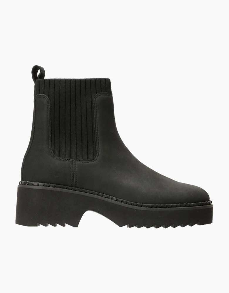 TOMS Millie Nubuck Leather Women's Black Boots