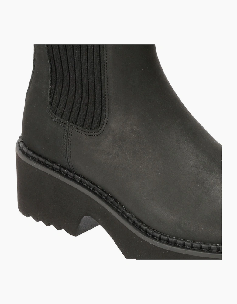 TOMS Millie Nubuck Leather Women's Black Boots