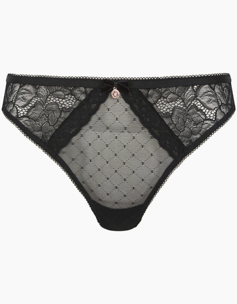 Etta Floral Patterned Thong