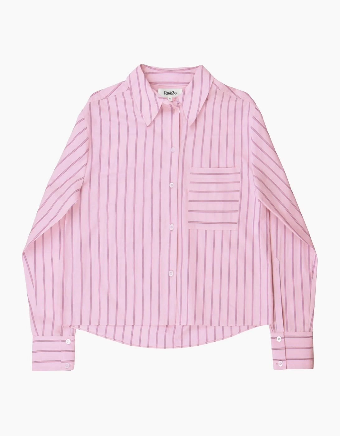 Pink Stripe Cotton Shirt