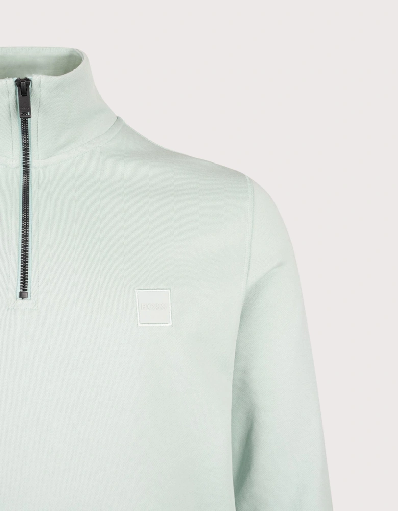 Regular Fit Zetrust Quarter Zip Sweatshirt