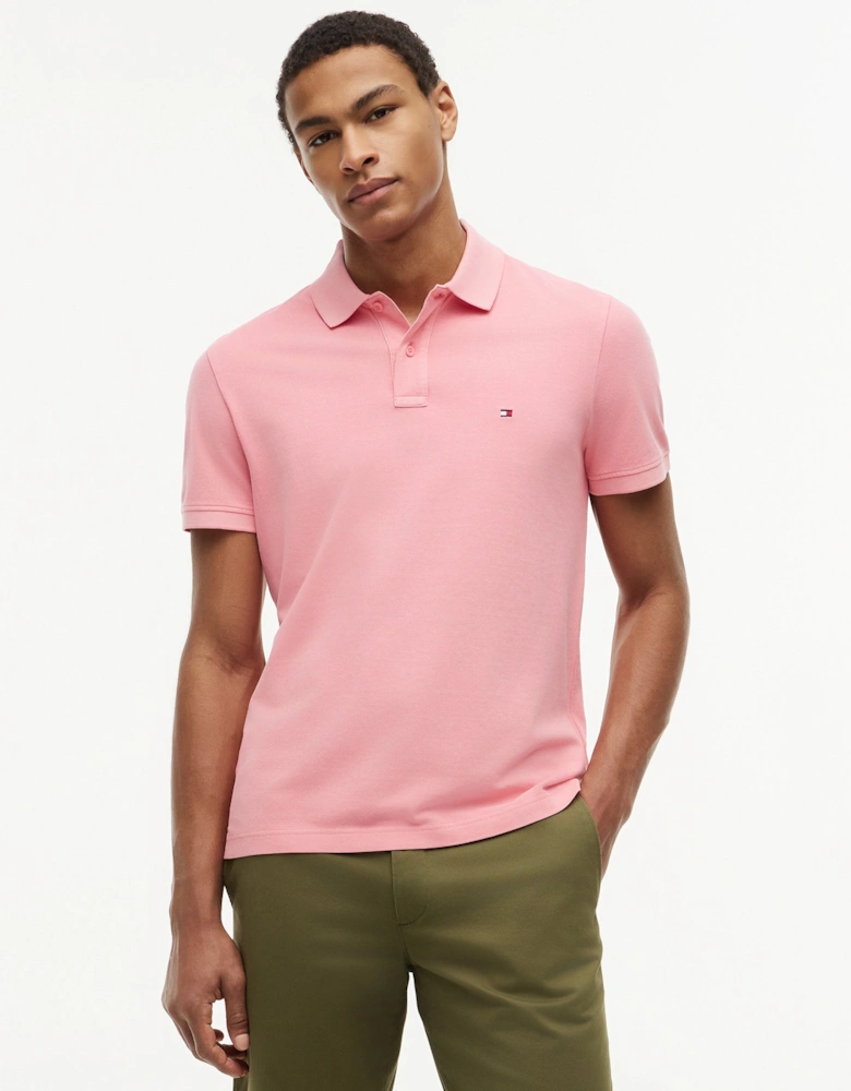 Tommy Hilfiger Garment Dyed Regular Fit Mens Polo - Doll Pink