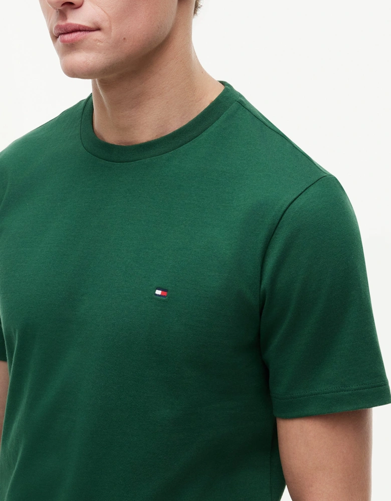 Tommy Hilfiger Essential Seasonal Regular Fit Solid Mens T-Shirt - Street Green