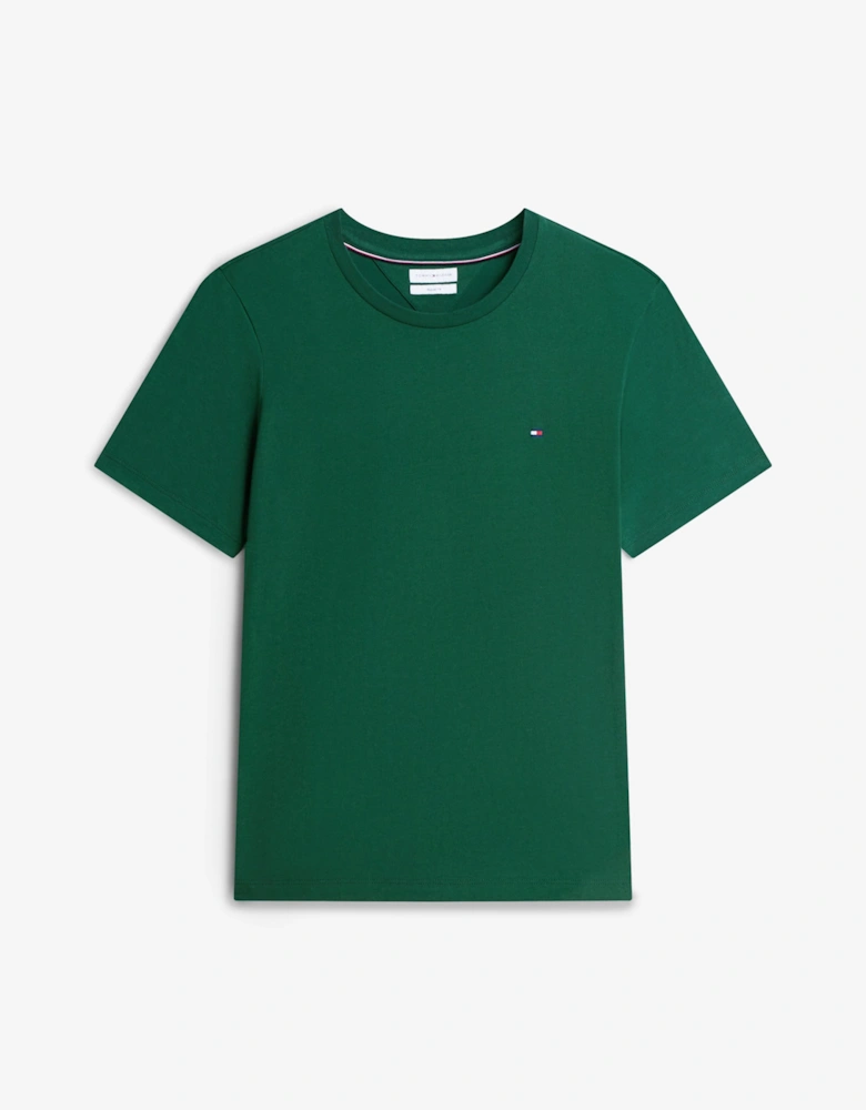 Tommy Hilfiger Essential Seasonal Regular Fit Solid Mens T-Shirt - Street Green