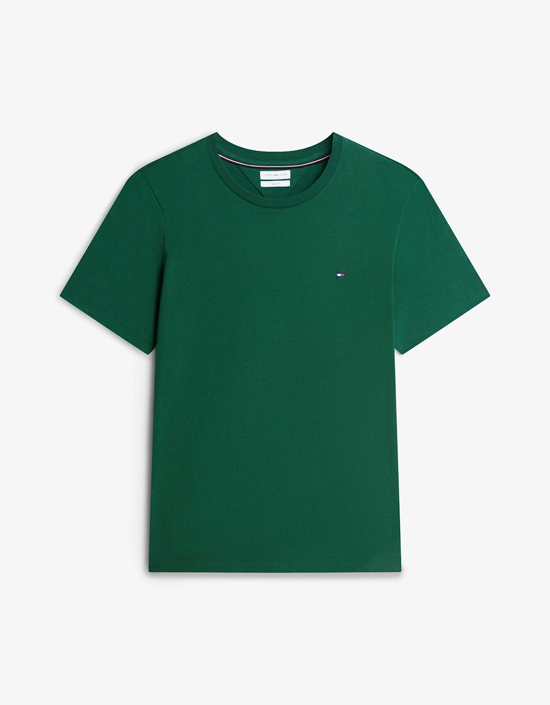 Tommy Hilfiger Essential Seasonal Regular Fit Solid Mens T-Shirt - Street Green