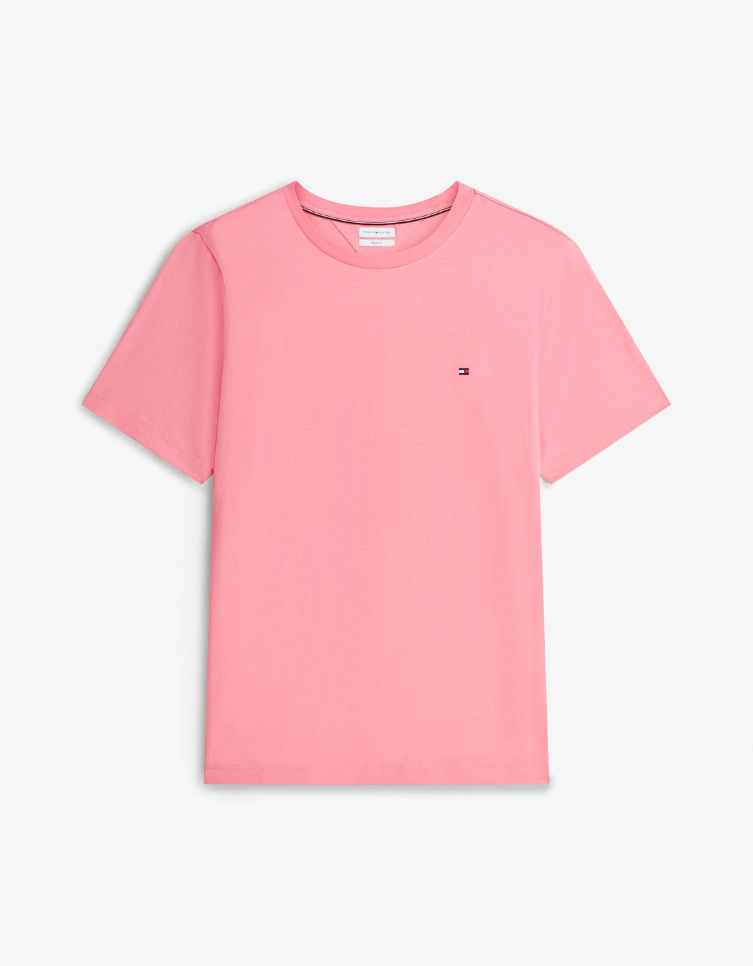 Tommy Hilfiger Essential Seasonal Regular Fit Solid Mens T-Shirt - Doll Pink