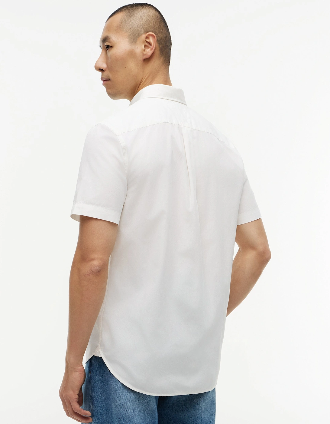 Tommy Hilfiger GMD Poplin Mens Short Sleeve Shirt - White