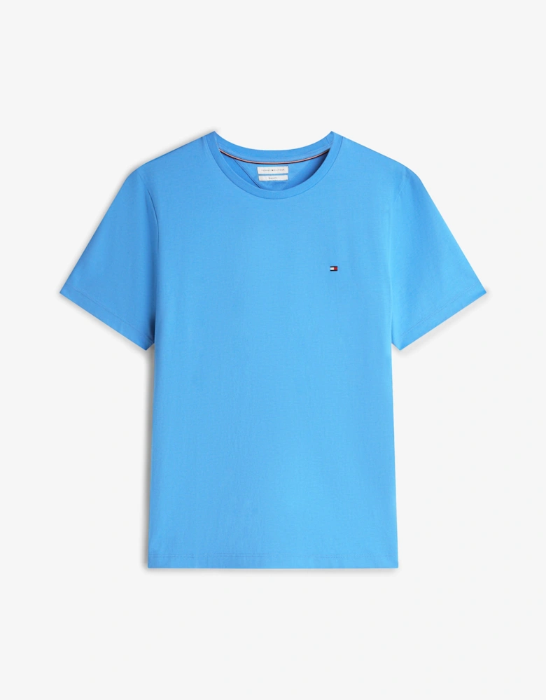 Tommy Hilfiger Essential Seasonal Regular Fit Solid Mens T-Shirt - Blue Spell