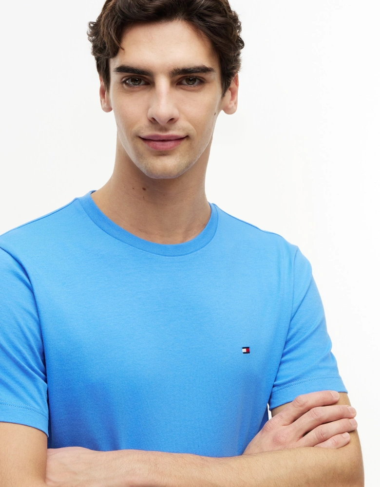 Tommy Hilfiger Essential Seasonal Regular Fit Solid Mens T-Shirt - Blue Spell