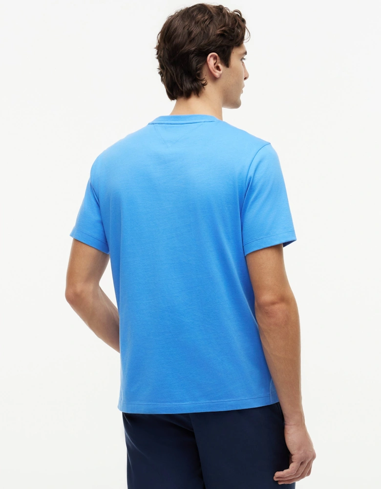 Tommy Hilfiger Essential Seasonal Regular Fit Solid Mens T-Shirt - Blue Spell