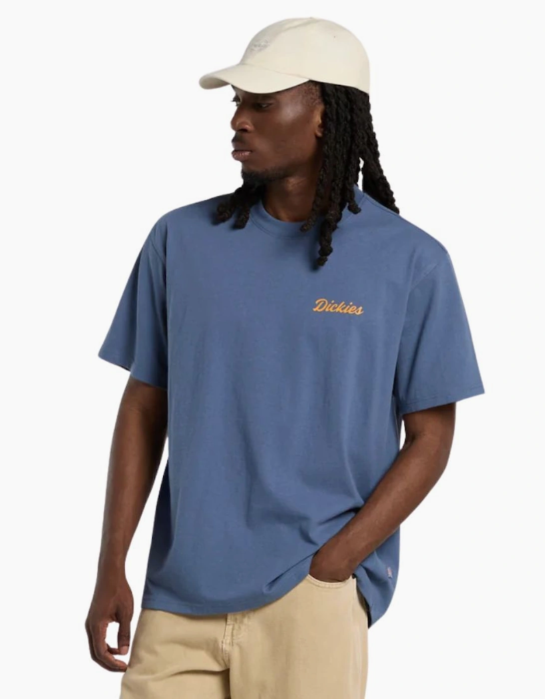 Dickies Wellsville Midweight Blue T-Shirt