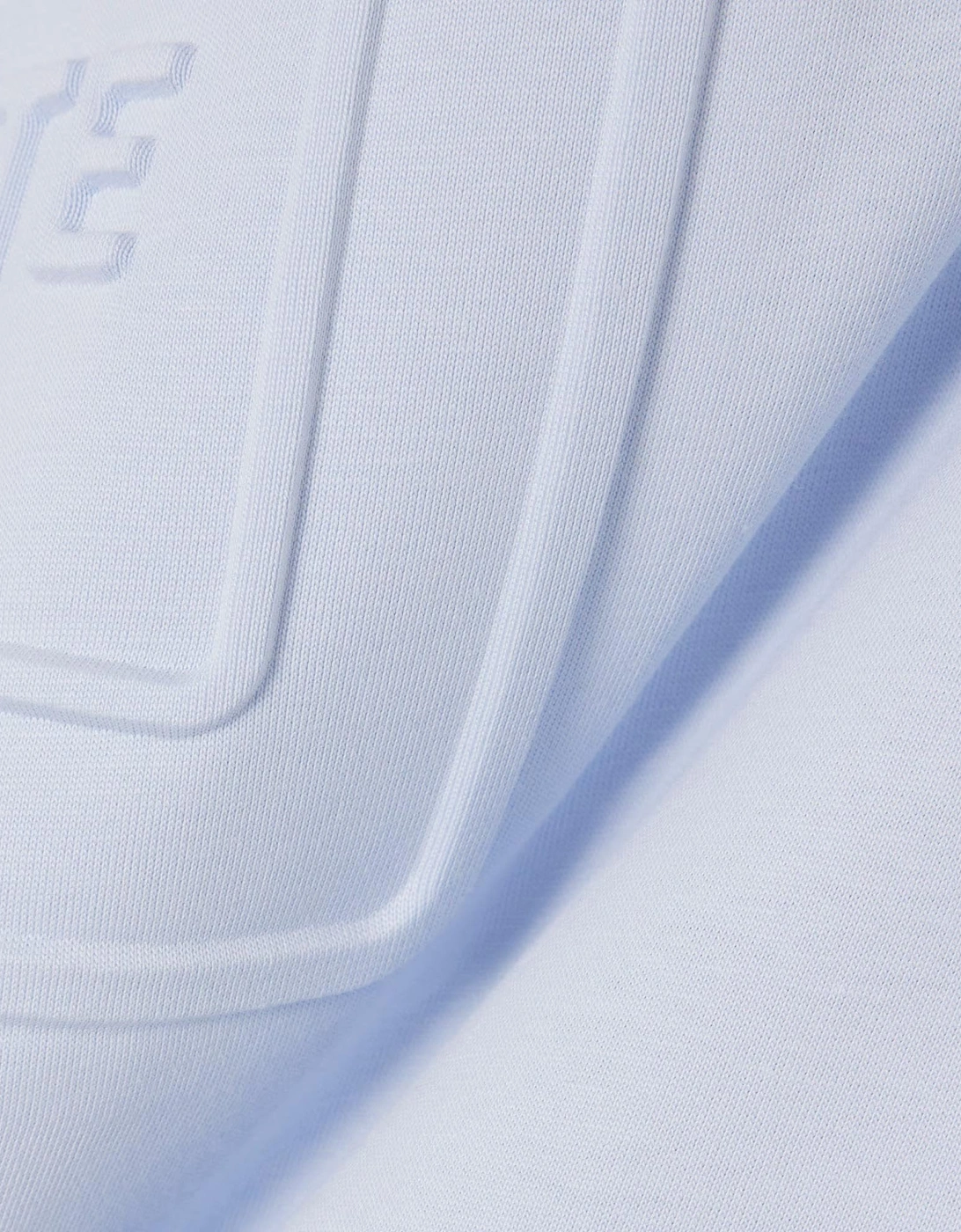 Lacoste Men's Sky Blue Embossed T-shirt