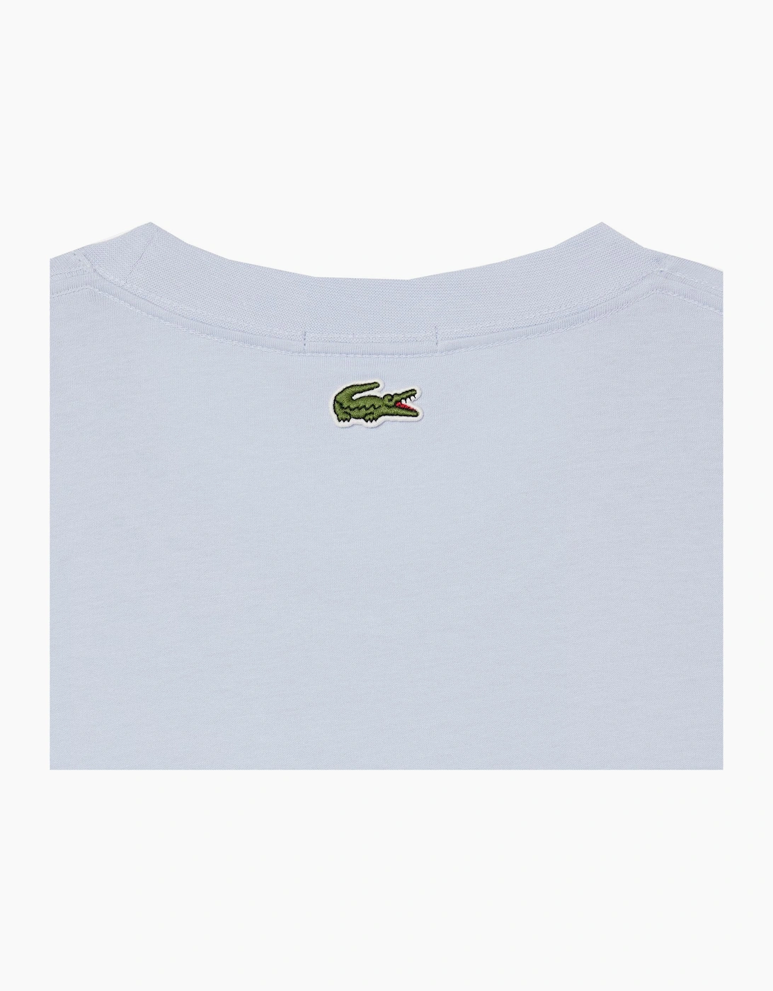 Lacoste Men's Sky Blue Embossed T-shirt