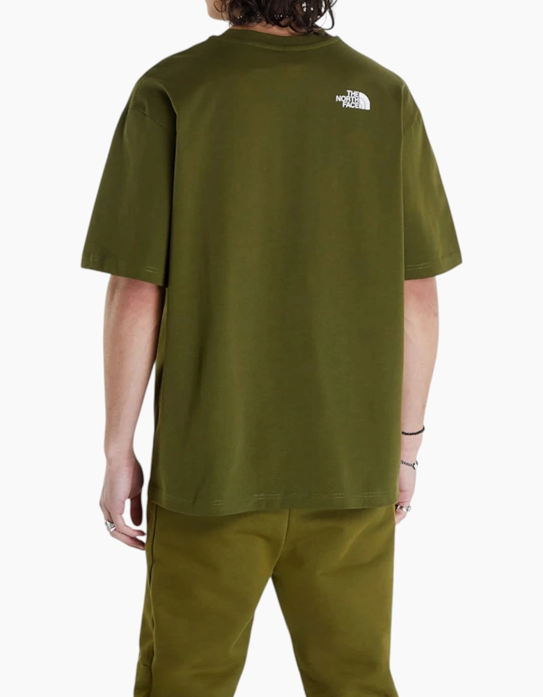 The North Face Mens T Shirt NSE Patch Logo Crew Neck Short Sleeve Cotton Tee