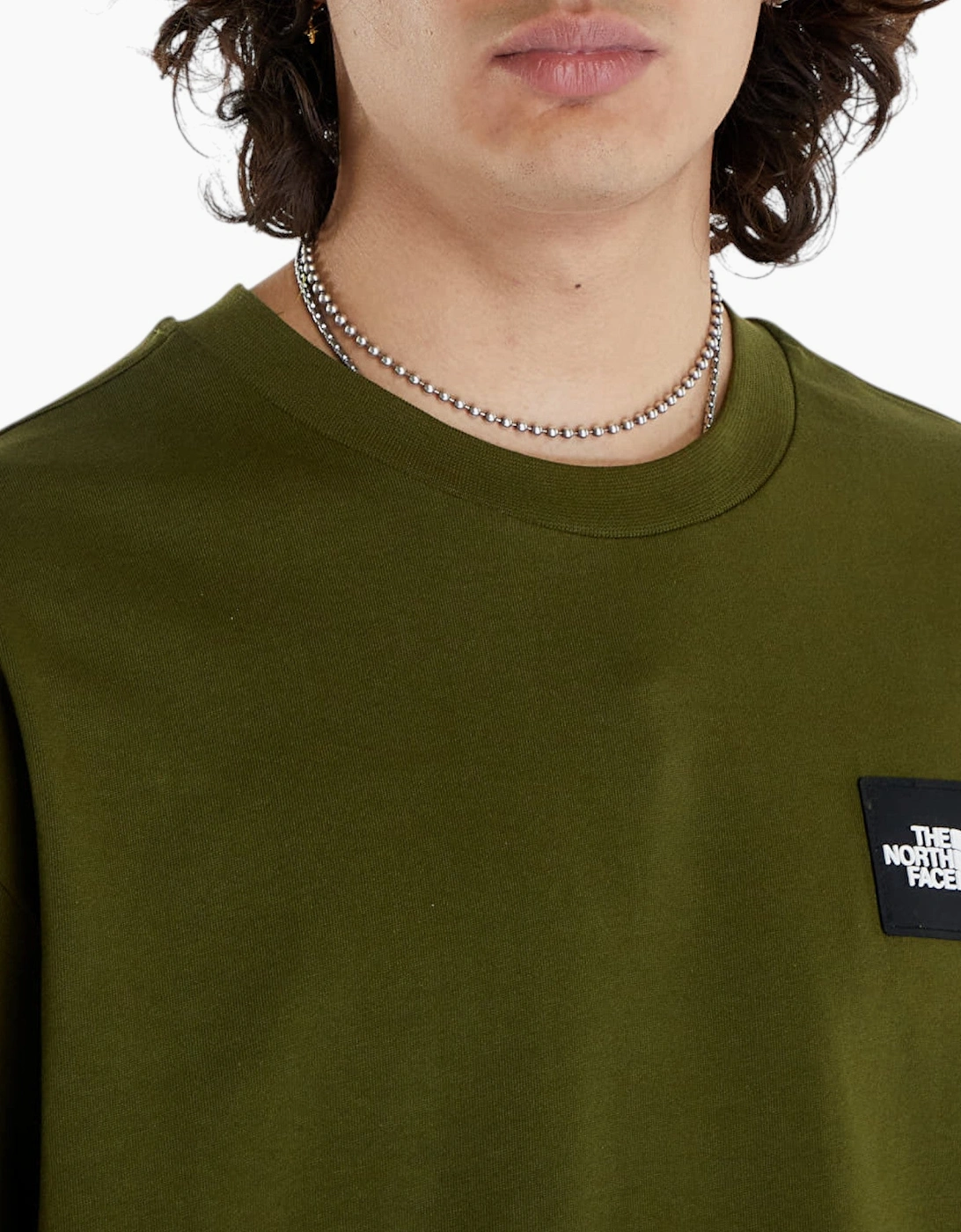 The North Face Mens T Shirt NSE Patch Logo Crew Neck Short Sleeve Cotton Tee