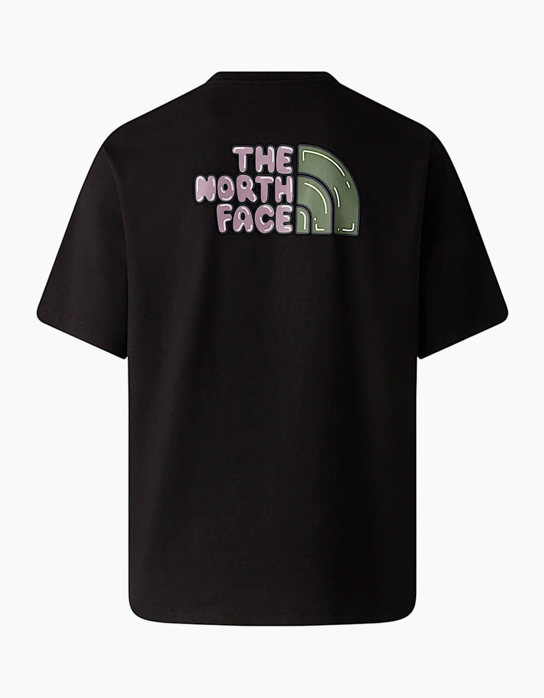 The North Face Mens T Shirt Bubble Logo Relaxed Fit Crew Neck Summer Tee