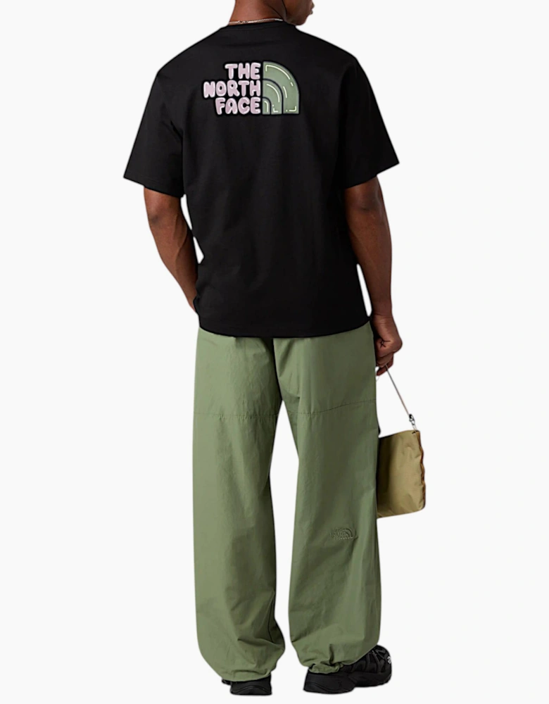 The North Face Mens T Shirt Bubble Logo Relaxed Fit Crew Neck Summer Tee