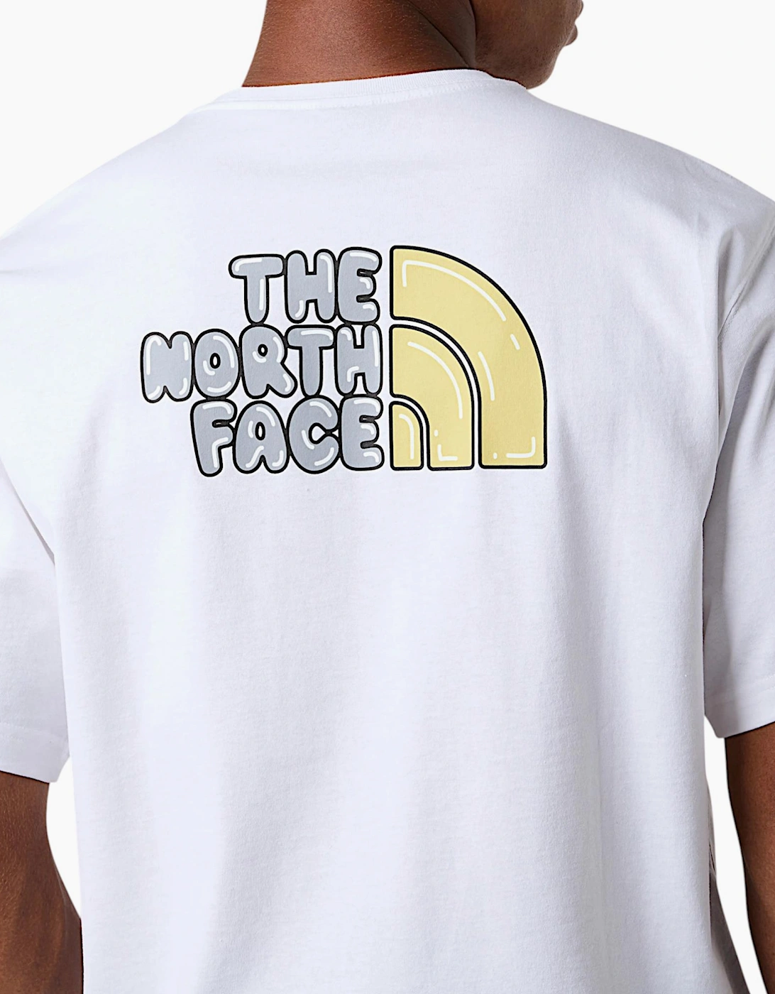 The North Face Mens T Shirt Bubble Logo Relaxed Fit Crew Neck Summer Tee