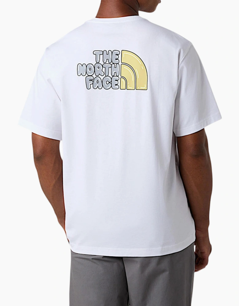 The North Face Mens T Shirt Bubble Logo Relaxed Fit Crew Neck Summer Tee