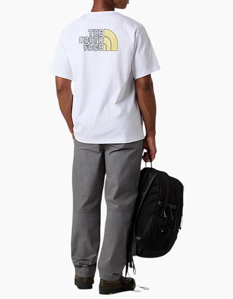 The North Face Mens T Shirt Bubble Logo Relaxed Fit Crew Neck Summer Tee