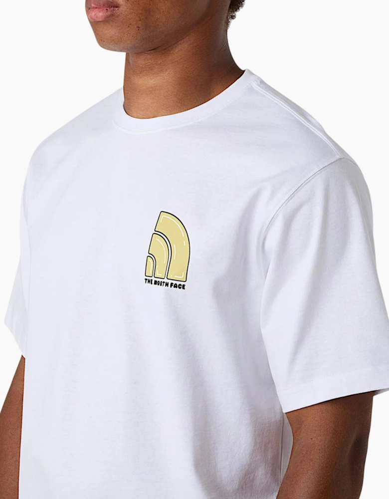 The North Face Mens T Shirt Bubble Logo Relaxed Fit Crew Neck Summer Tee