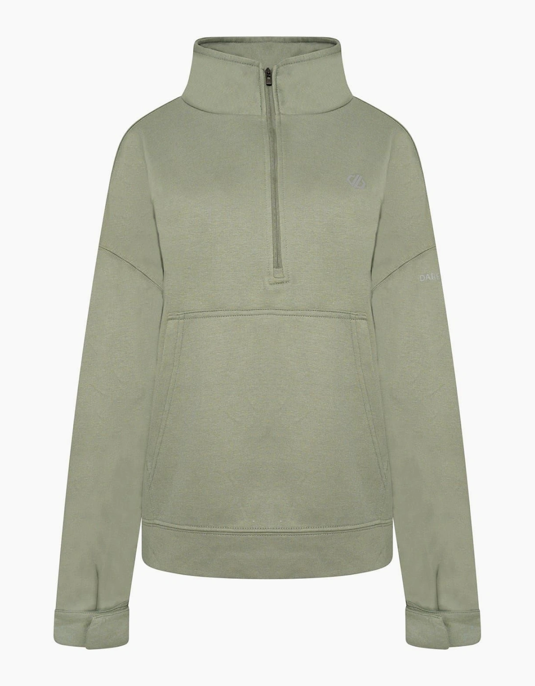 Zip Neck Relaxed Fit Sweatshirt, 2 of 1
