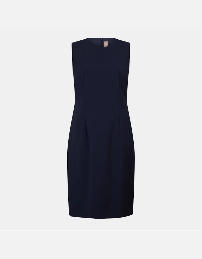Dirulah Crew Neck Sleeveless Knee Length Dress