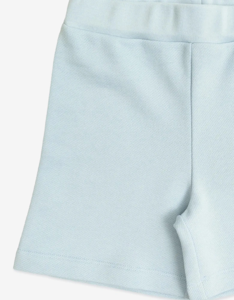 Fendi Baby Boys Logo Shorts in Blue