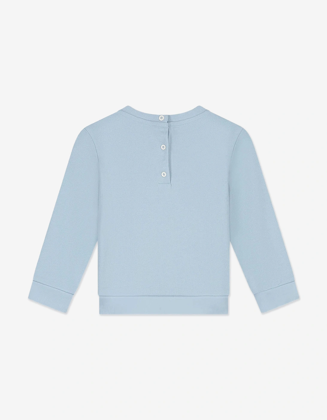 Fendi Baby Boys Logo Sweatshirt in Blue