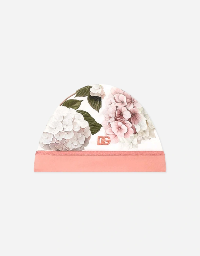 Dolce & Gabbana Baby Girls Hydrangea Babygrow Set in Pink