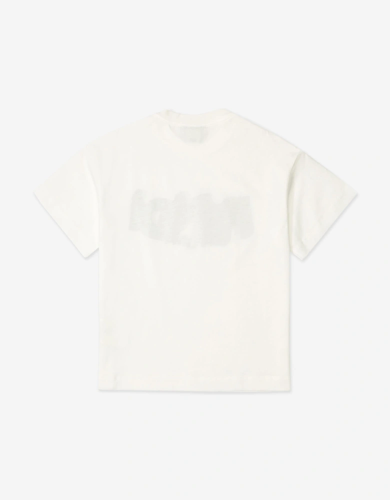 Fendi Boys Logo T-Shirt in White