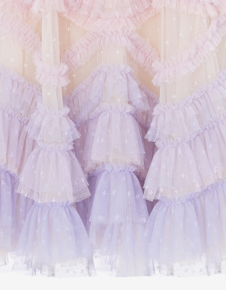 Needle & Thread Girls Wild Rose Ombre Dress in Multicolour