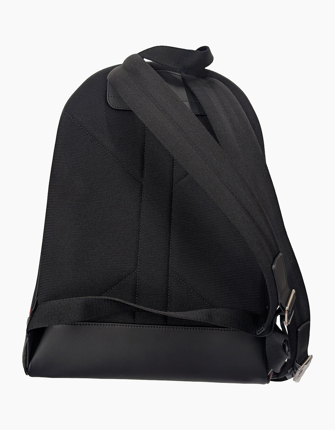 Burberry Jeff Mens Nylon Backpack - Navy Grey
