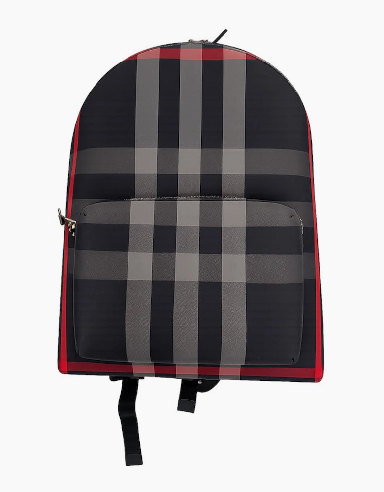 Burberry Jeff Mens Nylon Backpack - Navy Grey