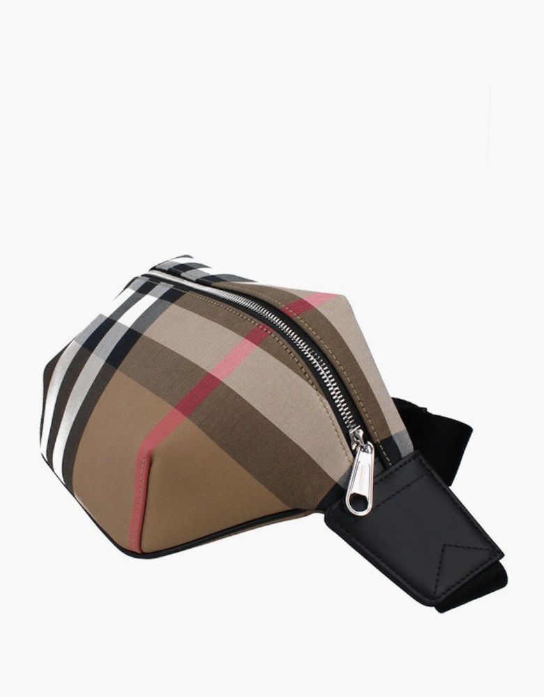 Burberry Sonny Check Bumbag - Taupe Brown