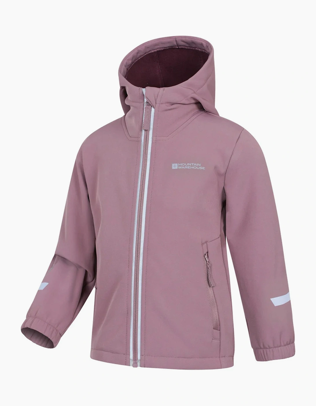 Mountain Warehouse Childrens/Kids Huxley Reflective Soft Shell Jacket