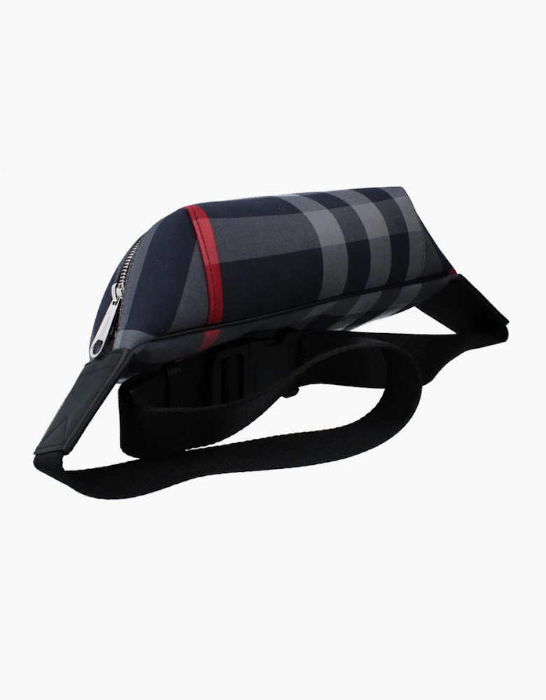 Burberry Sonny Check Bumbag - Navy Grey