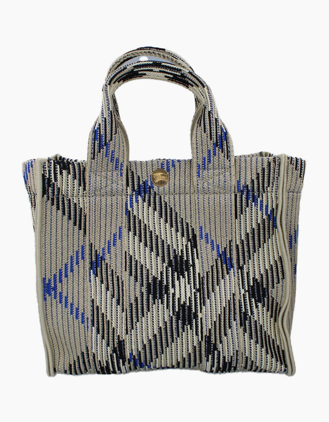 Burberry Mini Knitted Tote - Lichen