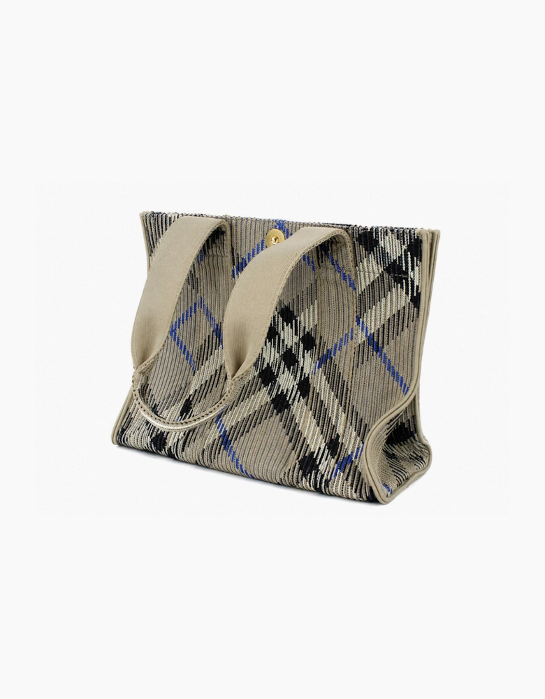 Burberry Small Knitted Tote - Lichen