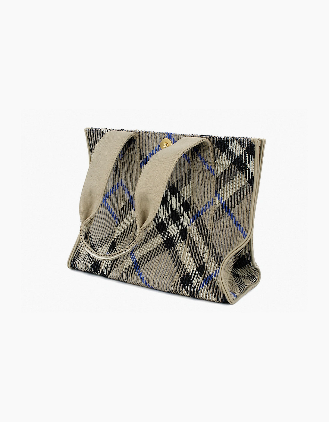 Burberry Small Knitted Tote - Lichen