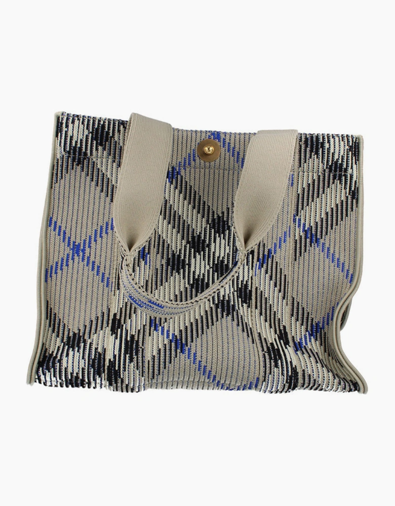 Burberry Small Knitted Tote - Lichen