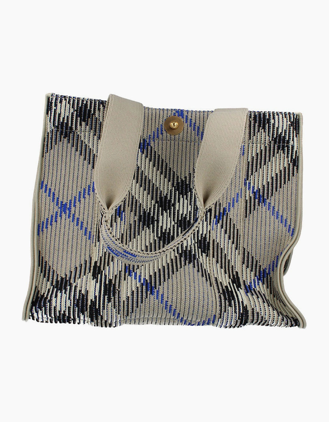 Burberry Small Knitted Tote - Lichen