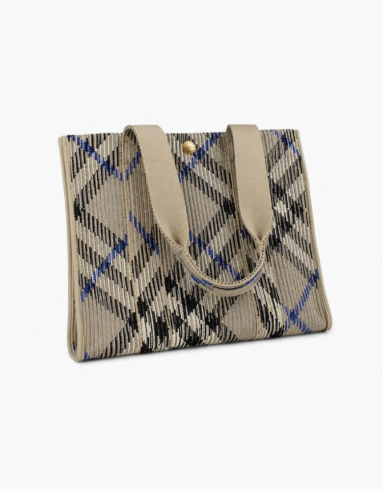 Burberry Small Knitted Tote - Lichen
