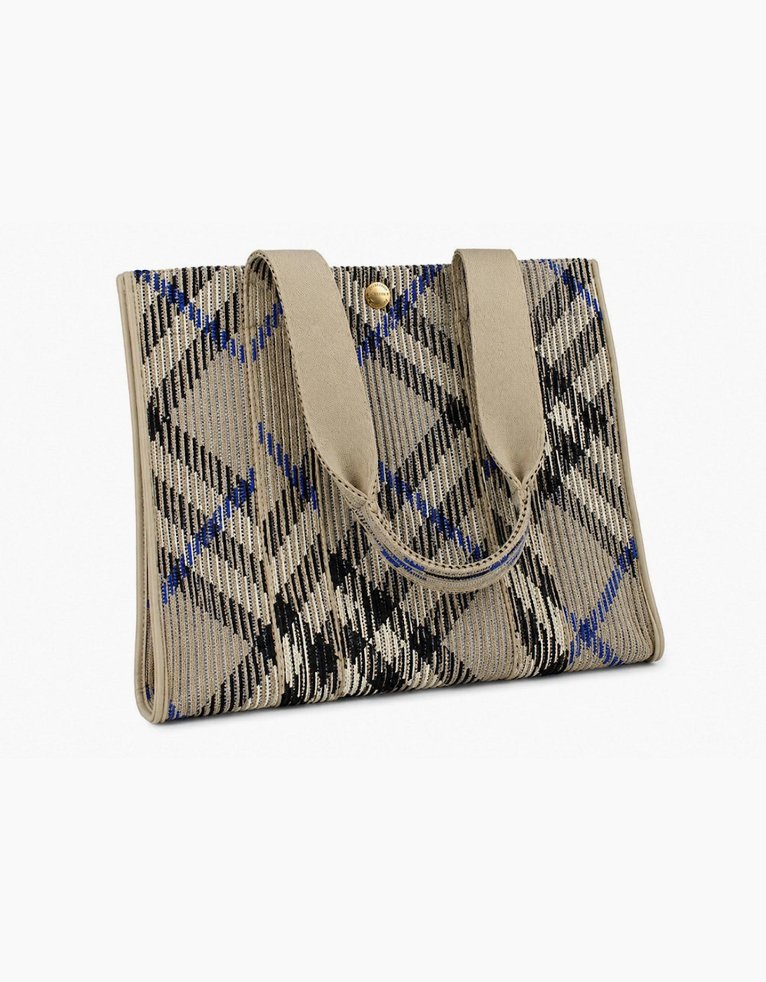 Burberry Small Knitted Tote - Lichen