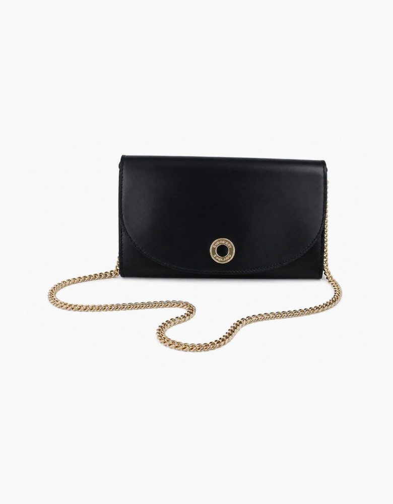 Burberry Hannah Leather Bag - Black