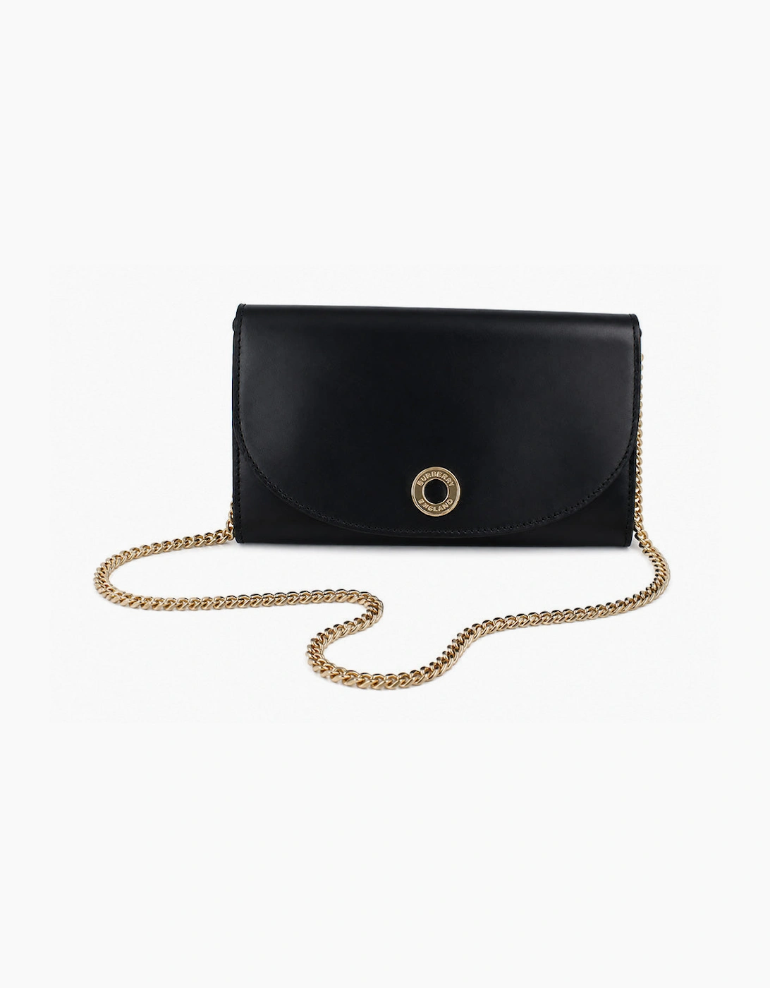 Burberry Hannah Leather Bag - Black