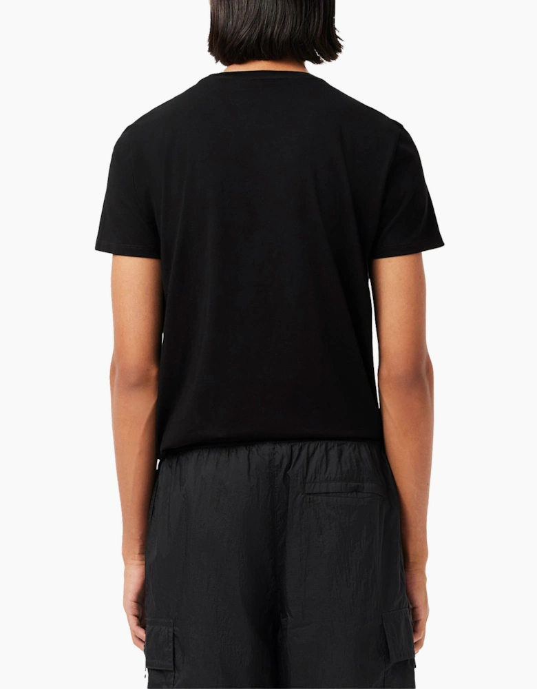 Lacoste Mens T Shirts TH6709 Crew Neck Top
