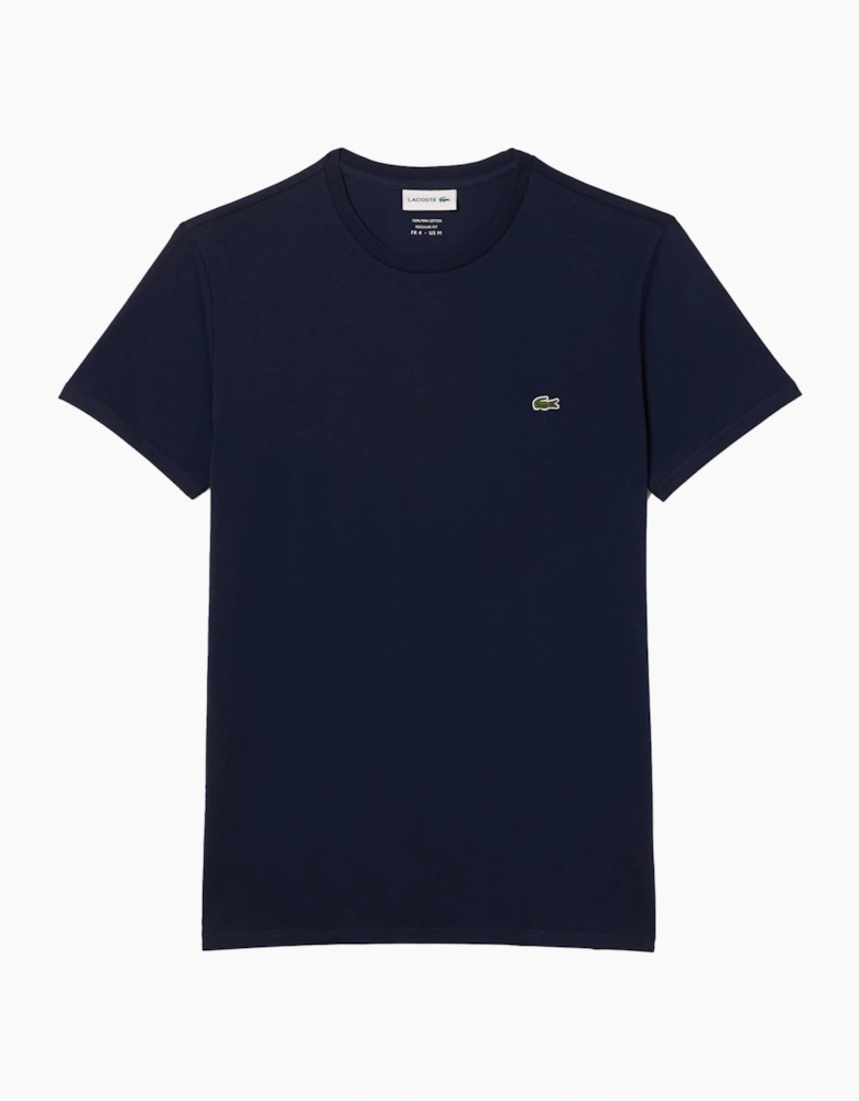Lacoste Mens T Shirts TH6709 Crew Neck Top